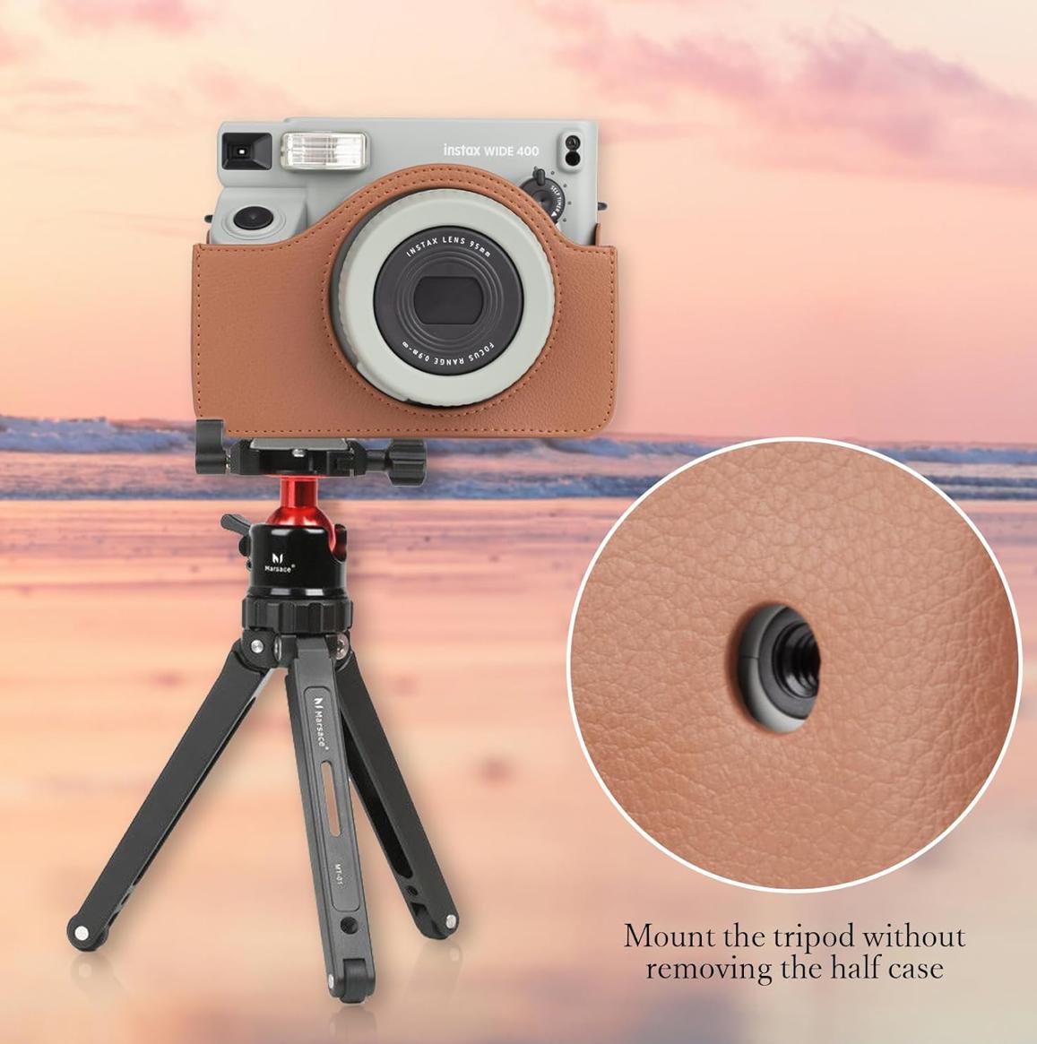 Чохол для фотокамери FujiFilm INSTAX WIDE 400 Brown (Brown)