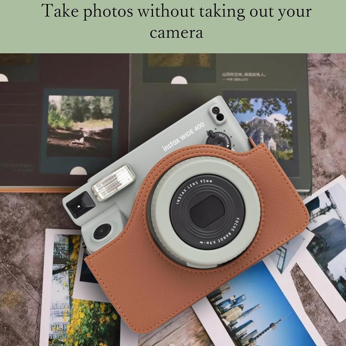 Чохол для фотокамери FujiFilm INSTAX WIDE 400 Brown (Brown)