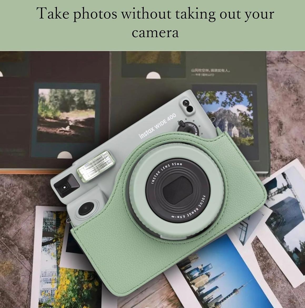 Чохол для фотокамери FujiFilm INSTAX WIDE 400 Зелений (Green)