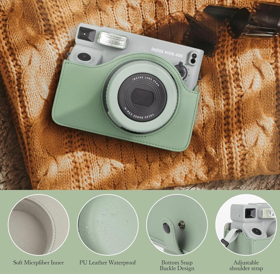 Чохол для фотокамери FujiFilm INSTAX WIDE 400 Зелений (Green)
