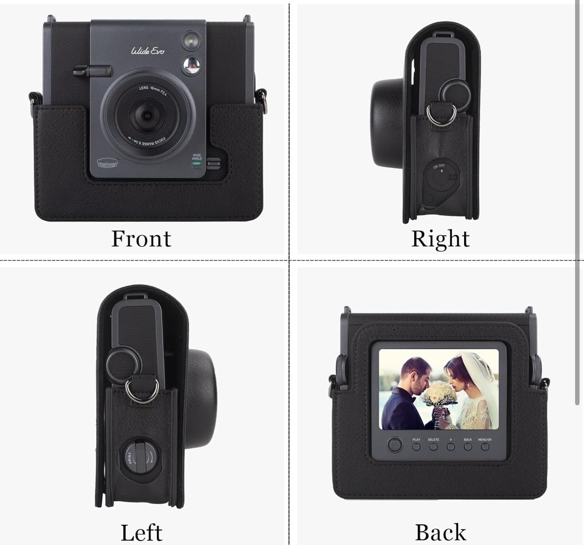 Чохол для фотокамери FujiFilm INSTAX Wide EVO Чорний (Black) (399774128)
