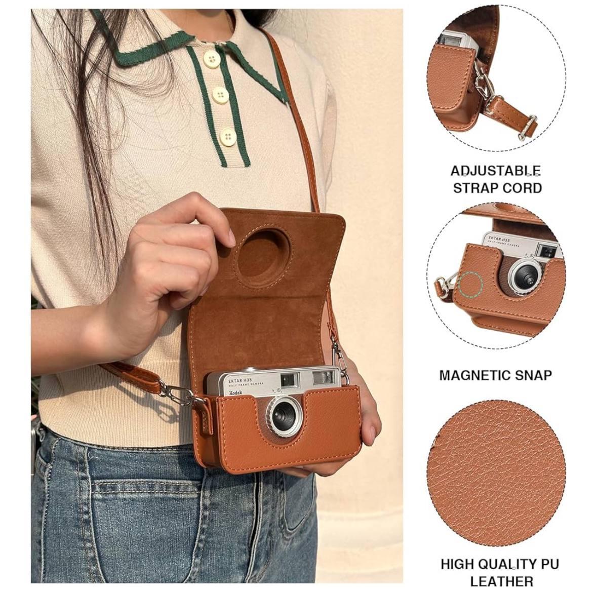 Чохол для фотокамери Kodak H35 / H35N / Vibe 501F / M35 / I60 / F9 / F9S / M38 / Коричневий Case Brown