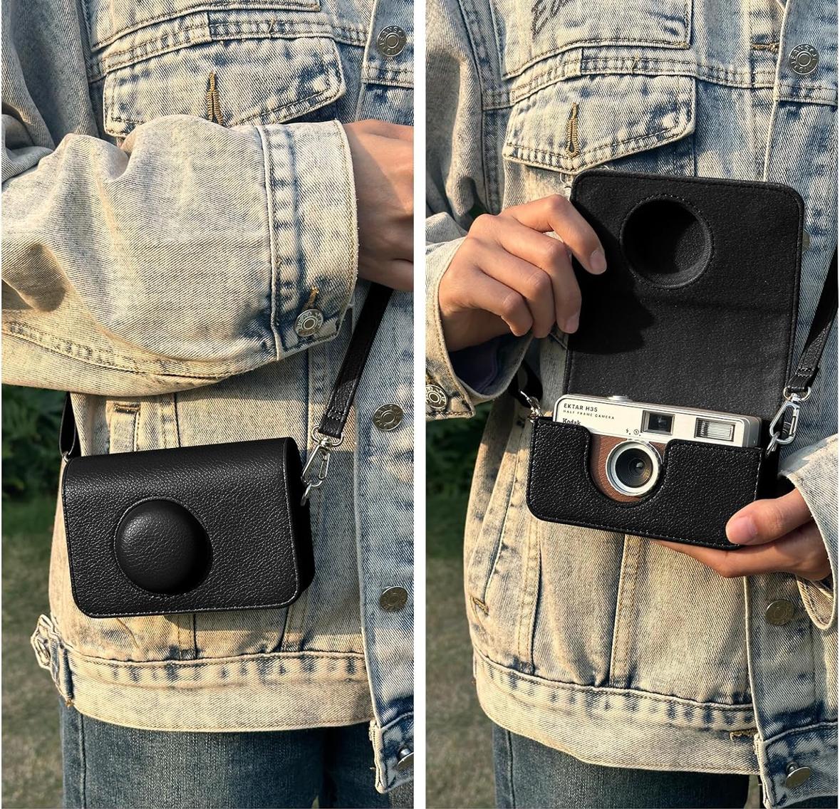 Чохол для фотокамери Kodak H35 / H35N / Vibe 501F / M35 / I60 / F9 / F9S / M38 / Чорний Case Black