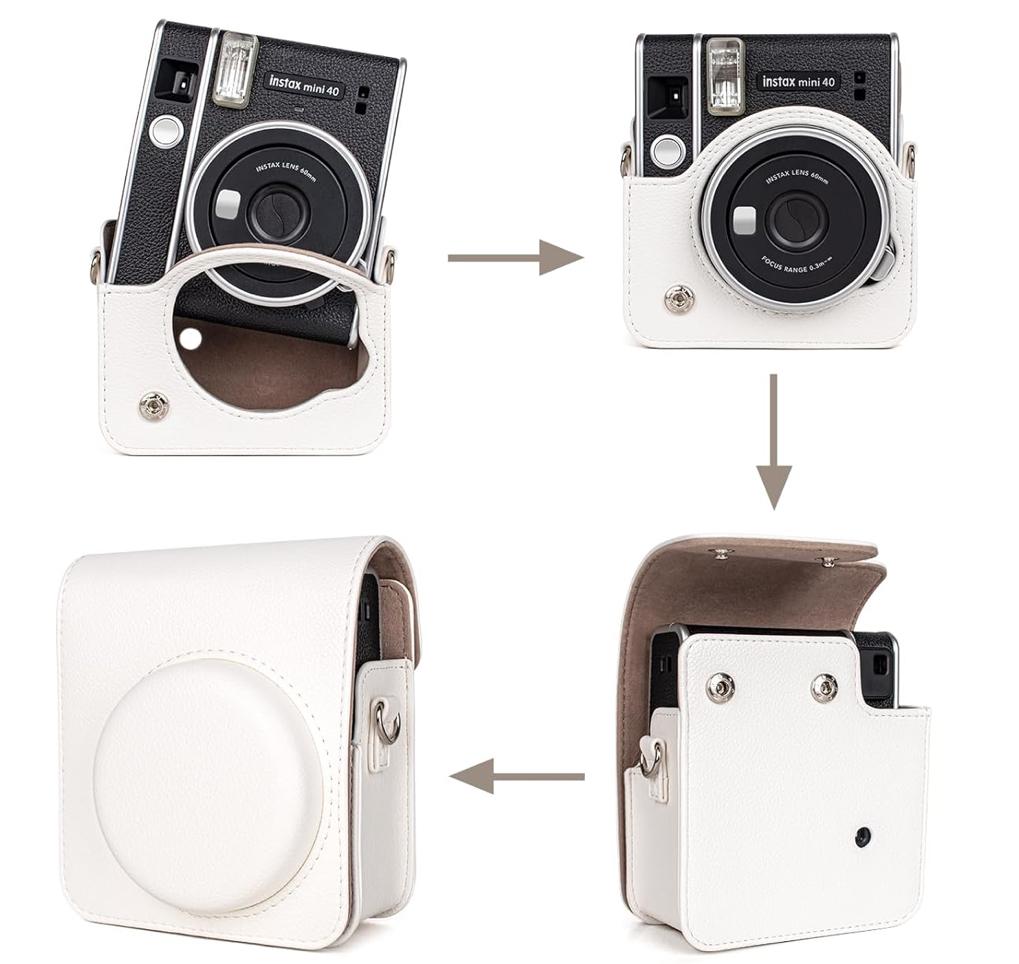 Чохол для фотоапарата FujiFilm INSTAX Mini 40 Білий (White)