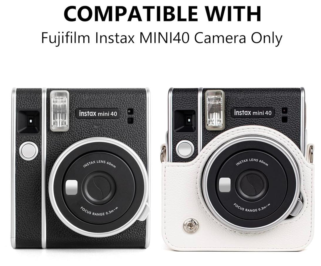 Чохол для фотоапарата FujiFilm INSTAX Mini 40 Білий (White)