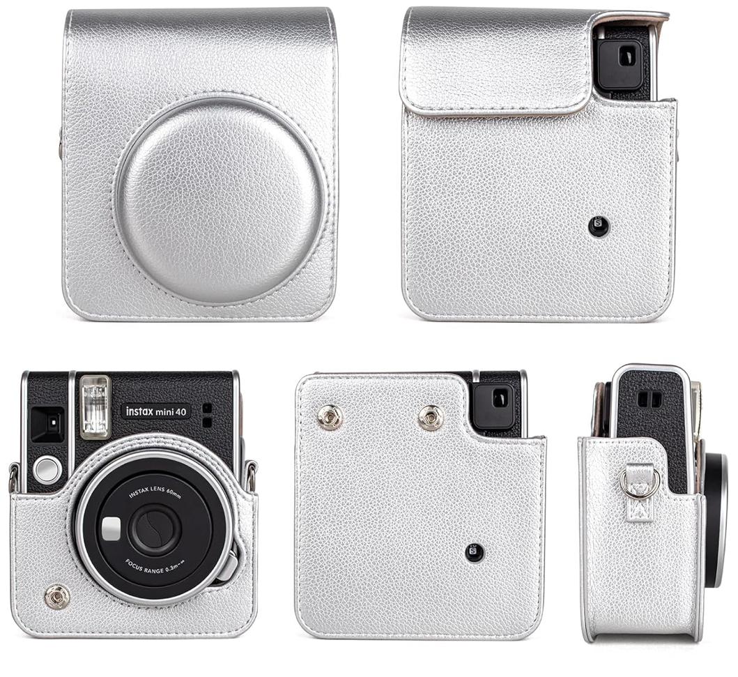 Чохол для фотоапарата FujiFilm INSTAX Mini 40 Срібний (Silver)