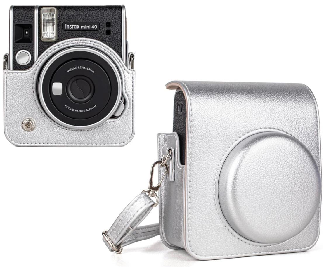 Чохол для фотоапарата FujiFilm INSTAX Mini 40 Срібний (Silver)