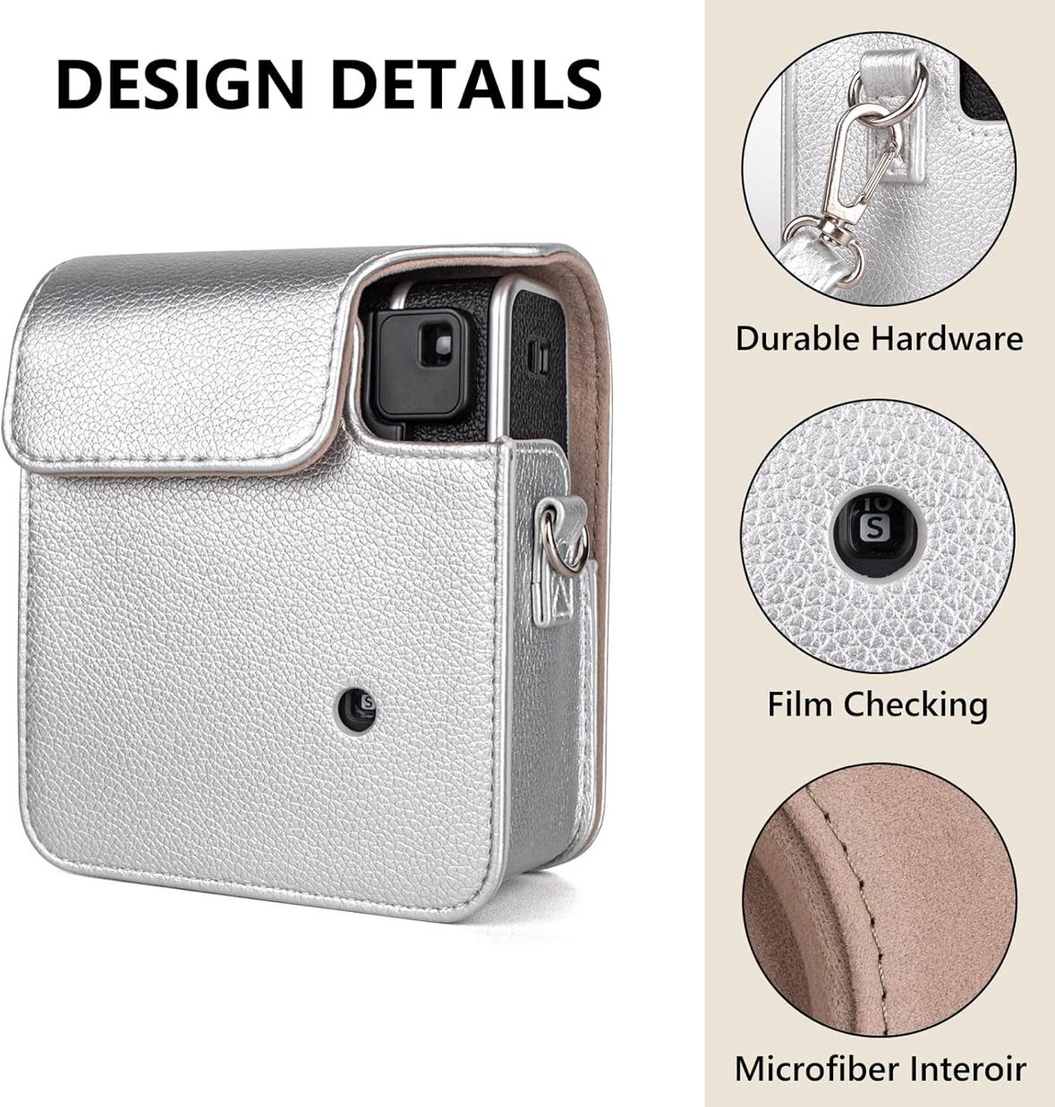 Чохол для фотоапарата FujiFilm INSTAX Mini 40 Срібний (Silver)