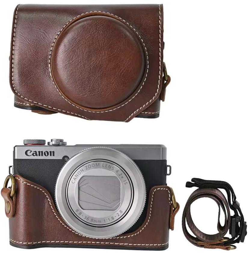 Чохол для фотокамери Canon g7x Mark III / II Coffee