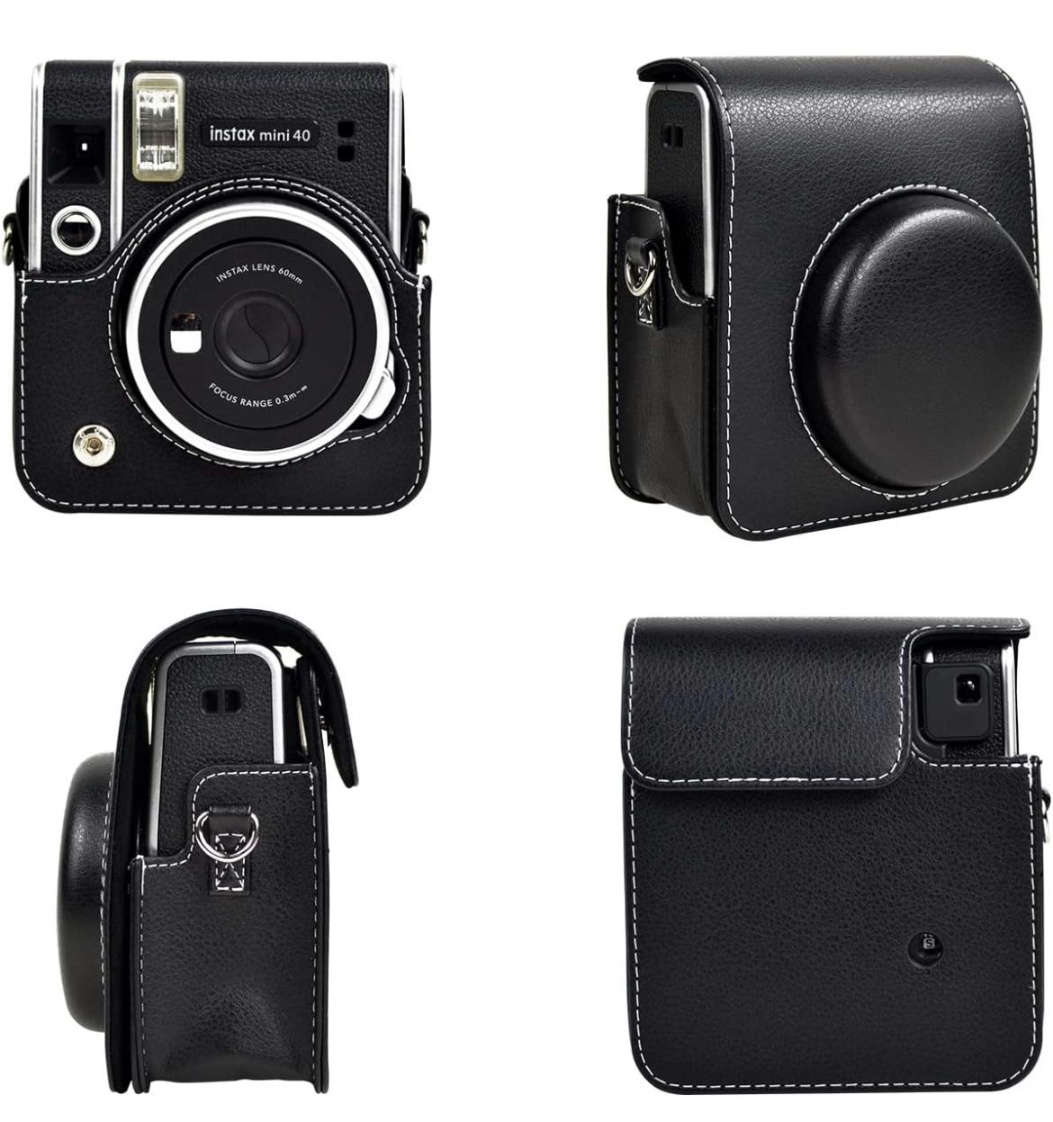 Чохол для фотоапарата FujiFilm INSTAX Mini 40 чорний Графітово-чорний (Black)