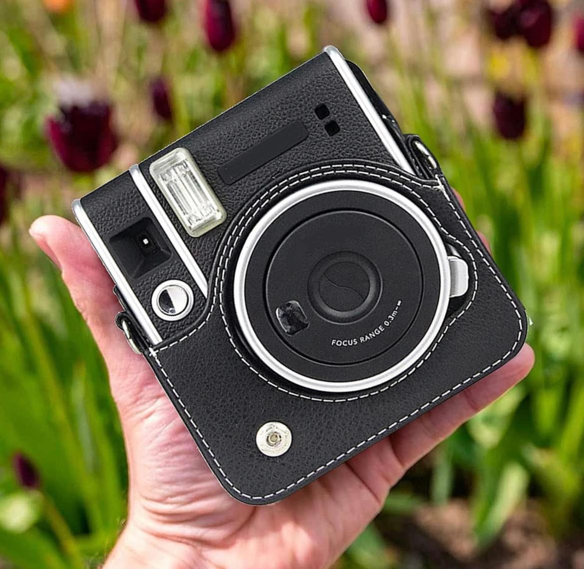 Чохол для фотоапарата FujiFilm INSTAX Mini 40 чорний Графітово-чорний (Black)
