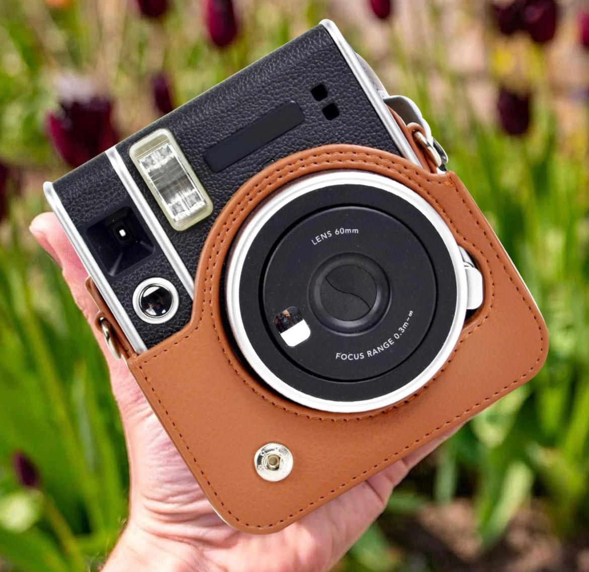 Чохол для фотоапарата FujiFilm INSTAX Mini 40 Коричневий (Brown)