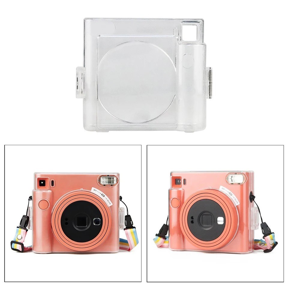 Чохол для фотокамери SQ 1 з плечовим ременем FujiFilm INSTAX Square SQ1 захисний протиударний прозорий (1298166)