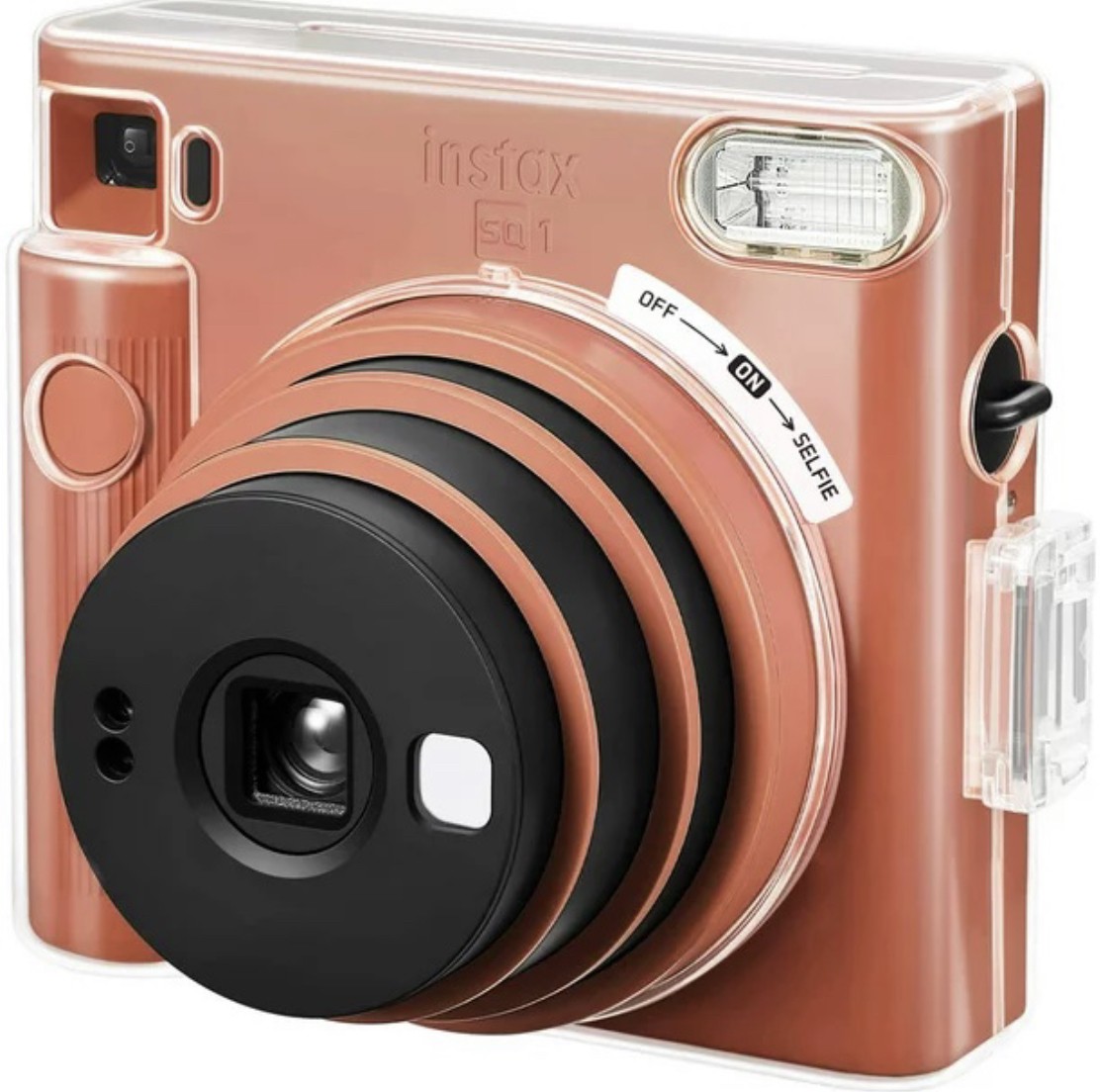 Чохол для фотокамери SQ 1 з плечовим ременем FujiFilm INSTAX Square SQ1 захисний протиударний прозорий (1298166)