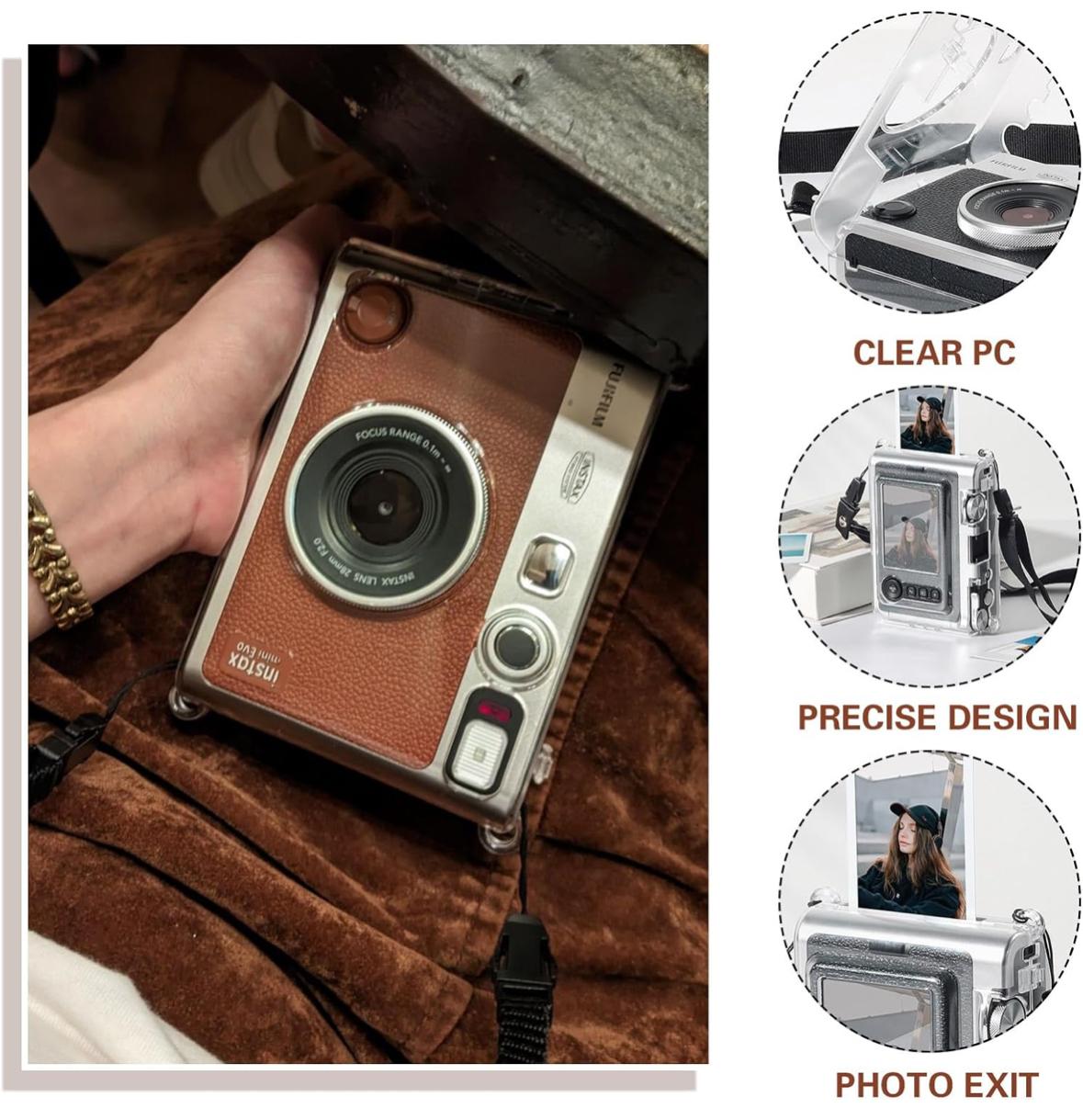 Чохол для фотокамери FujiFilm INSTAX Mini EVO прозорий протиударний захисний (3997739)