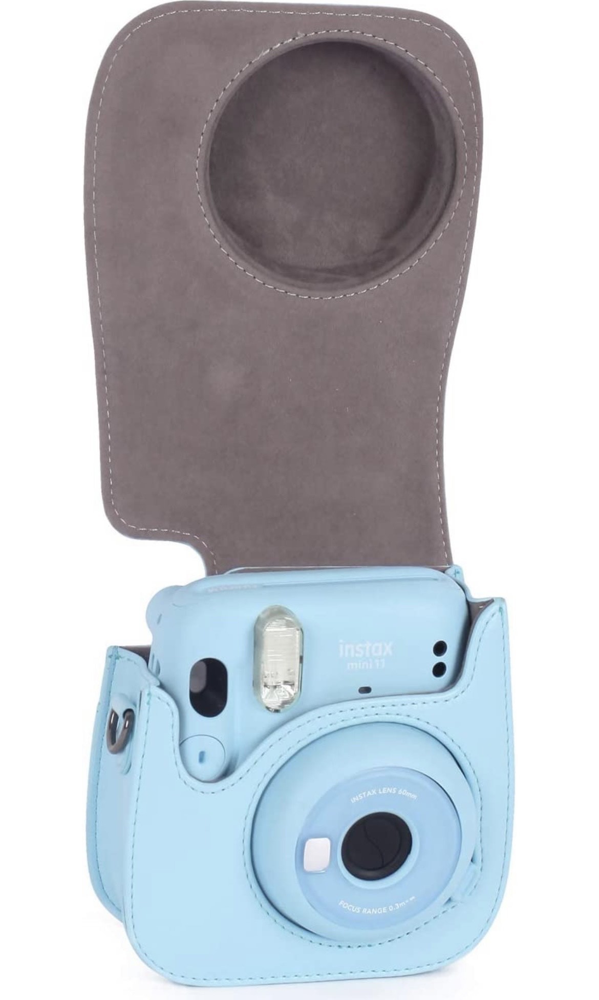 Набір Аксесуарів для Камери Моментальної Друку Fujifilm Instax Mini 12 / Instax Mini 11 / Instax Mini 9: чохол, фотоальбом з блискітками Pastel Blue