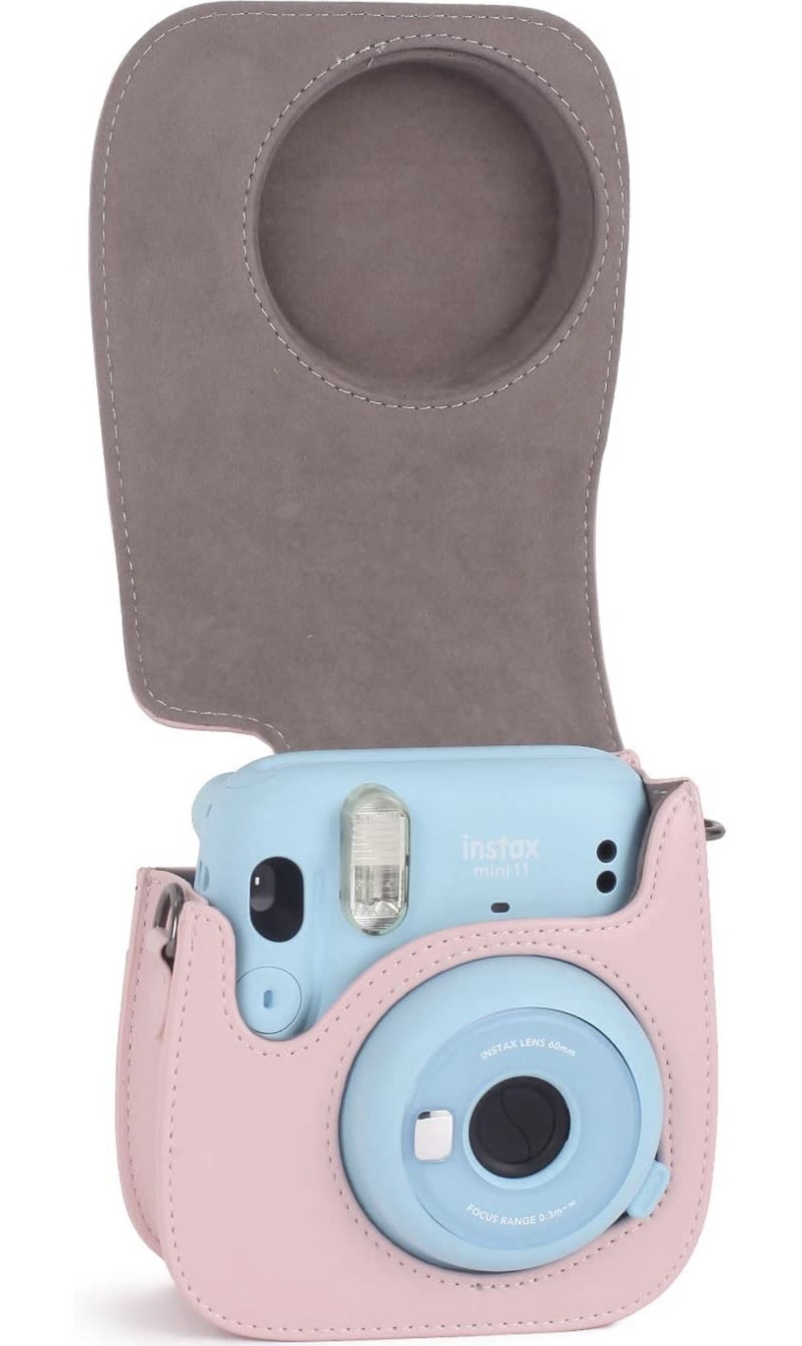 Набір Аксесуарів для Камери Моментальної Друку Fujifilm Instax Mini 12 / Instax Mini 11 / Instax Mini 9: чохол, фотоальбом з блискітками Blossom Pink