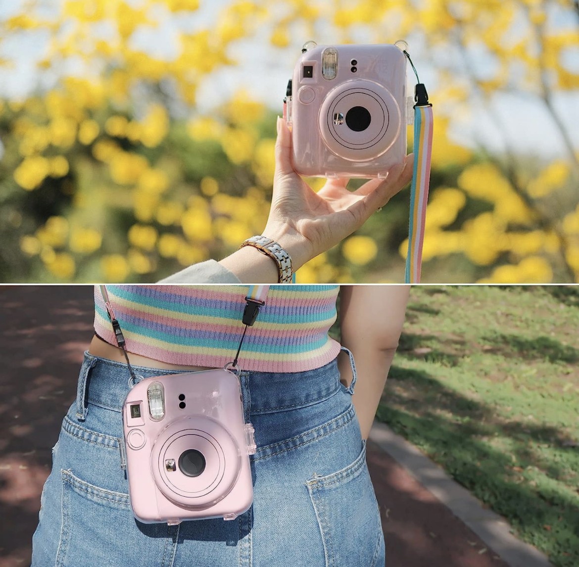 Чохол для фотокамери FujiFilm INSTAX Mini 12 прозорий протиударний захисний (2600071)
