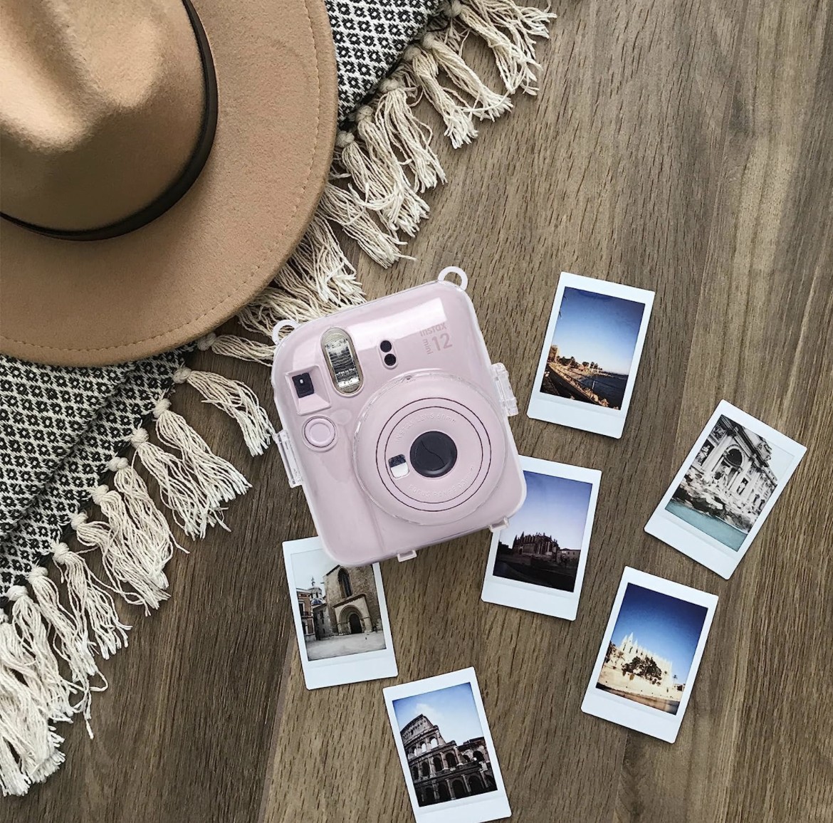 Чохол для фотокамери FujiFilm INSTAX Mini 12 прозорий протиударний захисний (2600071)