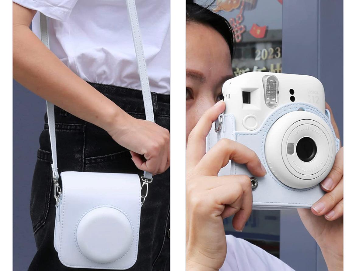 Набір Аксесуарів для Фотокамери Миттєвого Друку Fujifilm Instax Mini 12 / Instax Mini 11 / Instax Mini 9: чохол, фотоальбом 64 фото Clay White