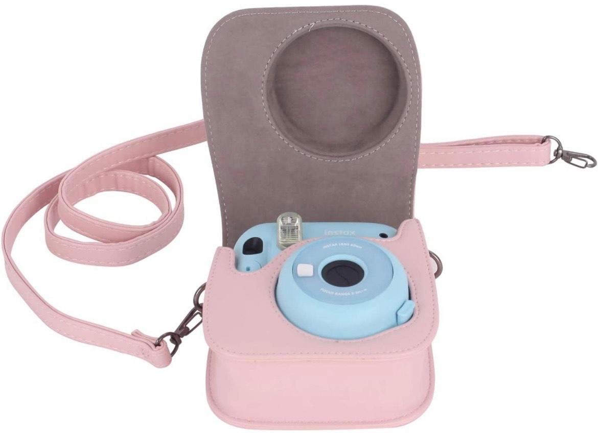 Набір Аксесуарів для Фотокамери Миттєвого Друку Fujifilm Instax Mini 12 / Instax Mini 11 / Instax Mini 9: чохол, фотоальбом 64 фото Blossom Pink