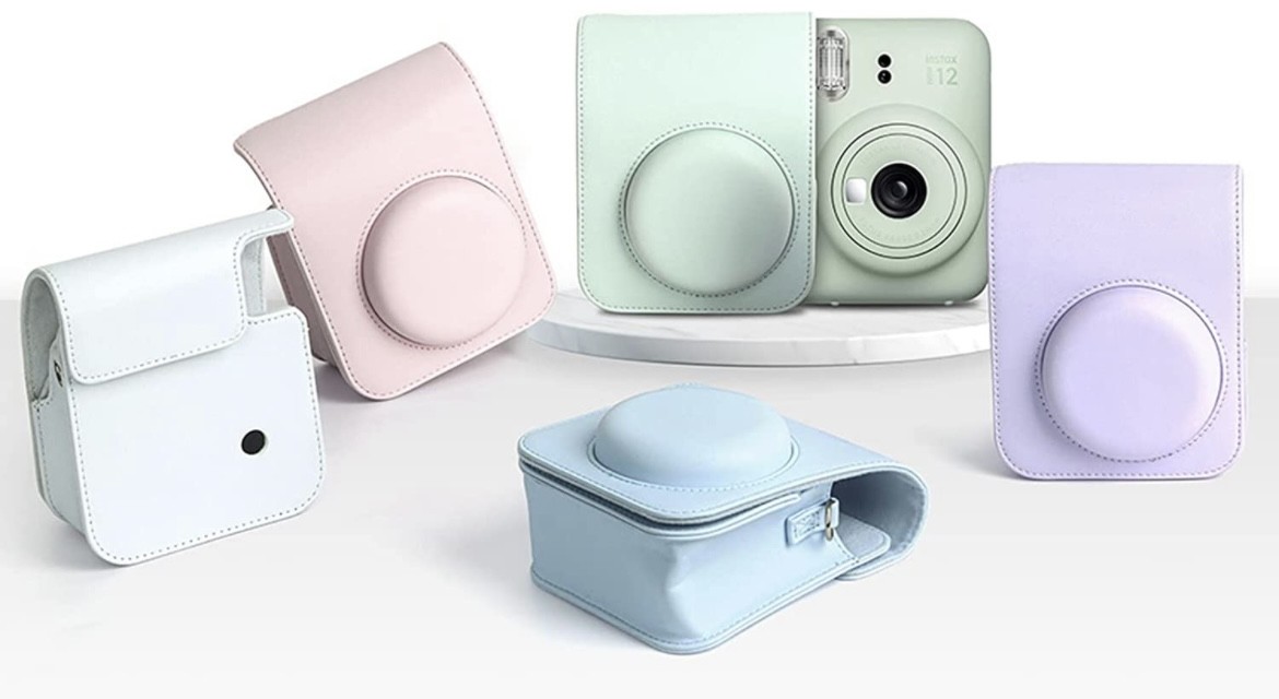 Чохол для фотоапарата FujiFilm INSTAX Mini 12 / 11 / 9 Глиняно-білий (Clay White)