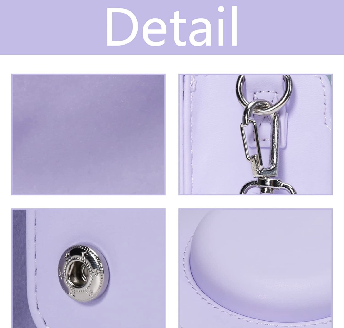 Чохол для фотоапарата FujiFilm INSTAX Mini 12 / 11 / 9 Фіолетовий (Lilac Purple)