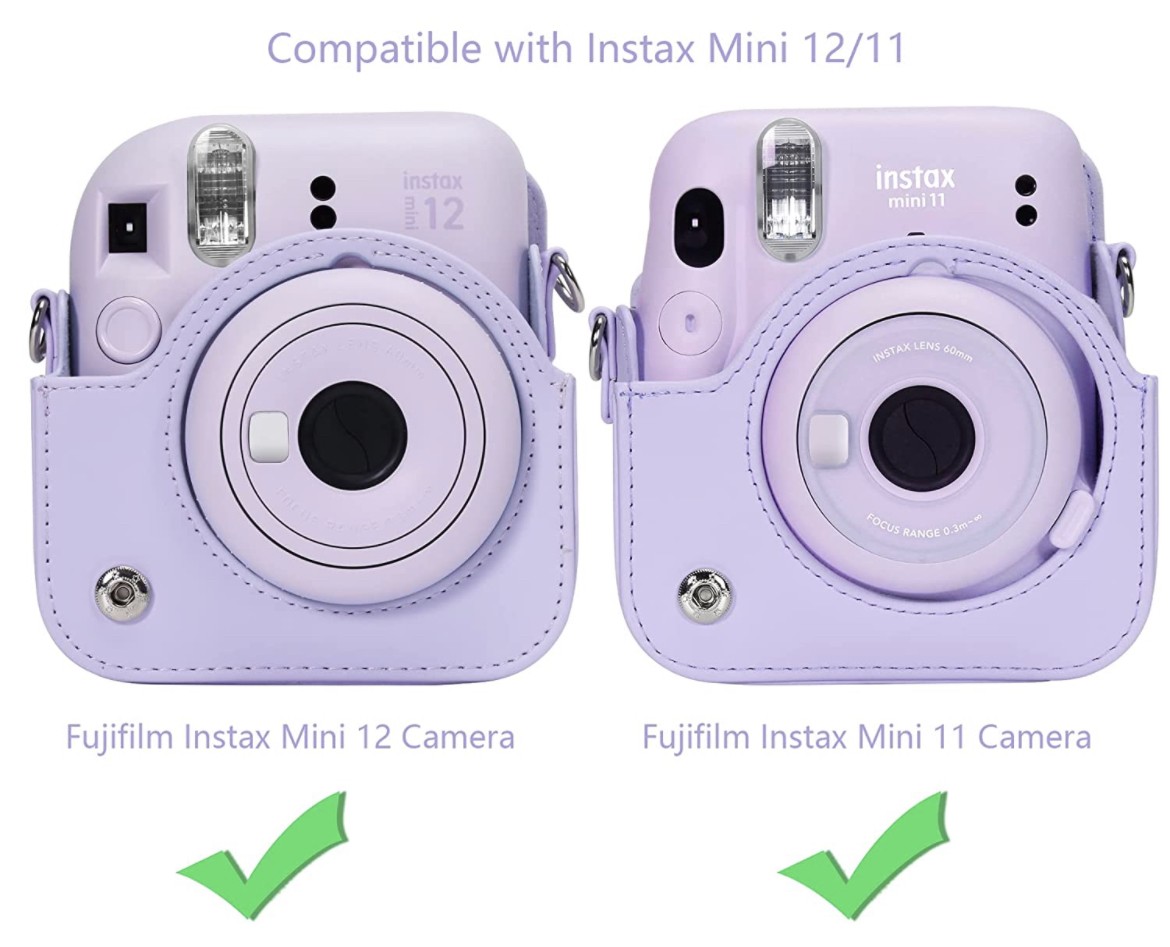 Чохол для фотоапарата FujiFilm INSTAX Mini 12 / 11 / 9 Фіолетовий (Lilac Purple)