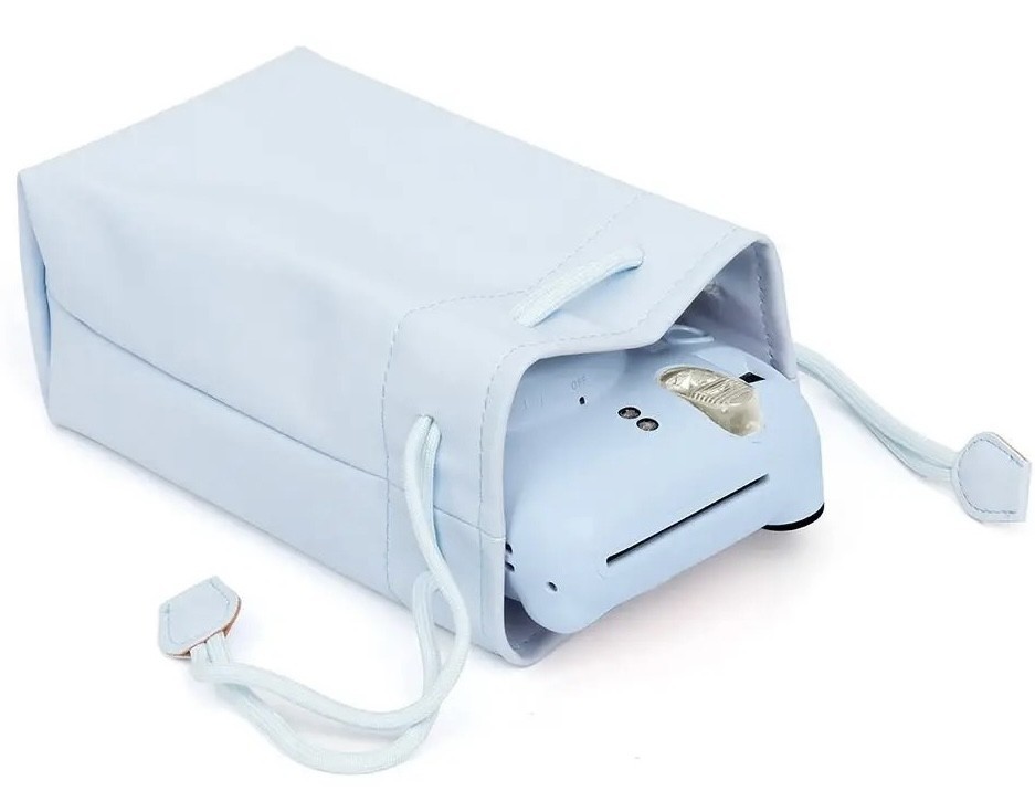 i66716543-261a0b30aa216e405a5ef0807463ef92 Чохол-мішечок для фотокамери FujiFilm Instax Mini 8, 9, 11, 12, 40, 50s, 70, 90, 25s, liplay, evo, link, share sp-1, sp-2, polaroid 300 Блакитний (Pastel Blue)