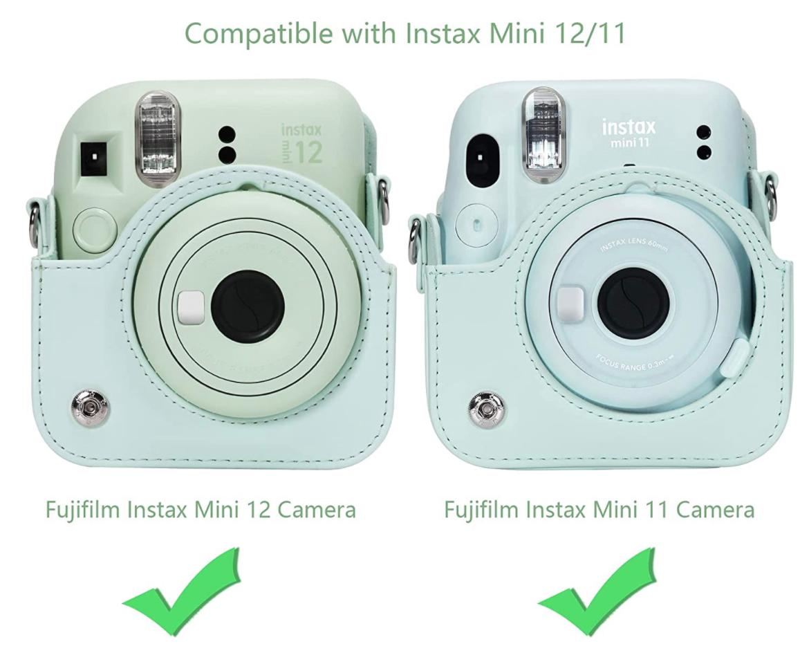 Набір Аксесуарів для Фотокамери Миттєвого Друку Fujifilm Instax Mini 12 / Instax Mini 11 / Instax Mini 9: чохол, фотоальбом 64 фото Mint Green