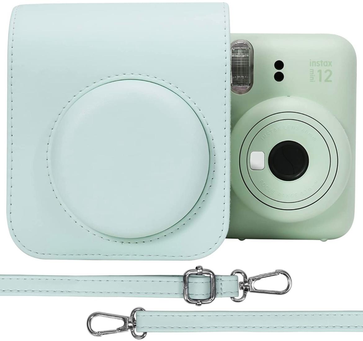Набір Аксесуарів для Фотокамери Миттєвого Друку Fujifilm Instax Mini 12 / Instax Mini 11 / Instax Mini 9: чохол, фотоальбом 64 фото Mint Green
