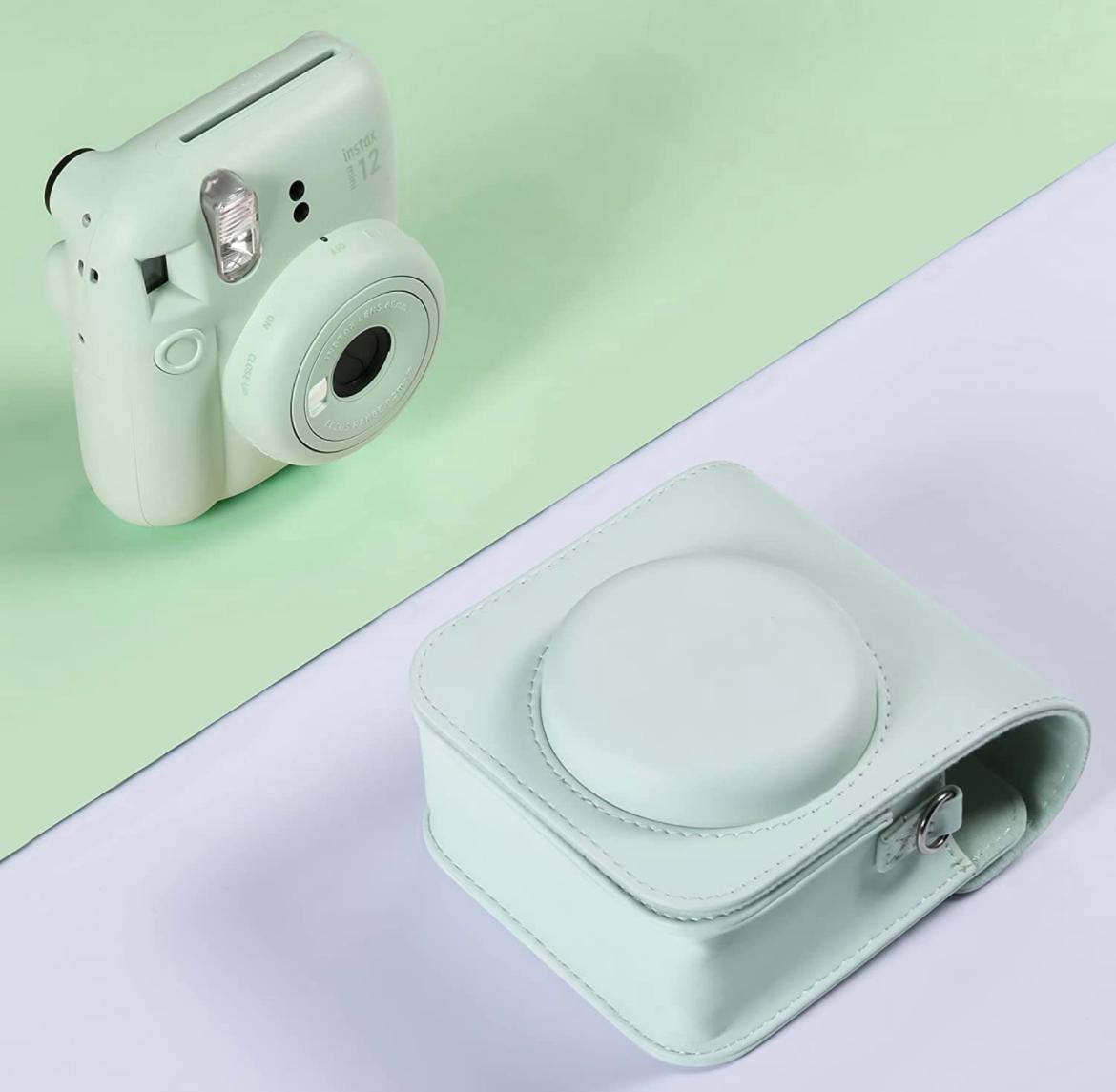 Набір Аксесуарів для Фотокамери Миттєвого Друку Fujifilm Instax Mini 12 / Instax Mini 11 / Instax Mini 9: чохол, фотоальбом 64 фото Mint Green