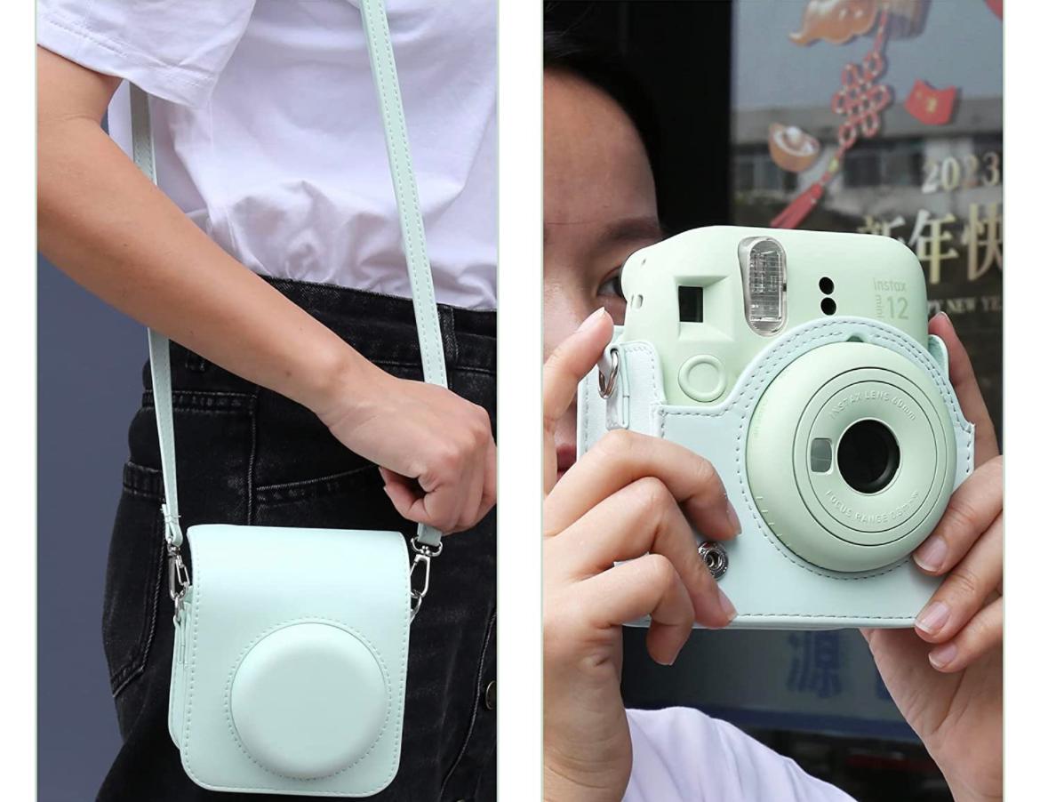 Набір Аксесуарів для Фотокамери Миттєвого Друку Fujifilm Instax Mini 12 / Instax Mini 11 / Instax Mini 9: чохол, фотоальбом 64 фото Mint Green