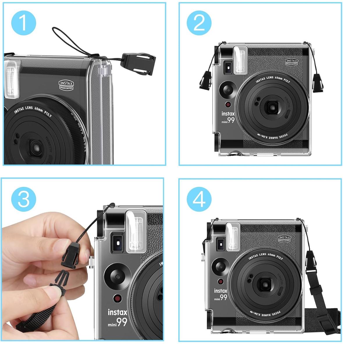 Чохол для фотокамери FujiFilm INSTAX Mini 99 прозорий протиударний захисний