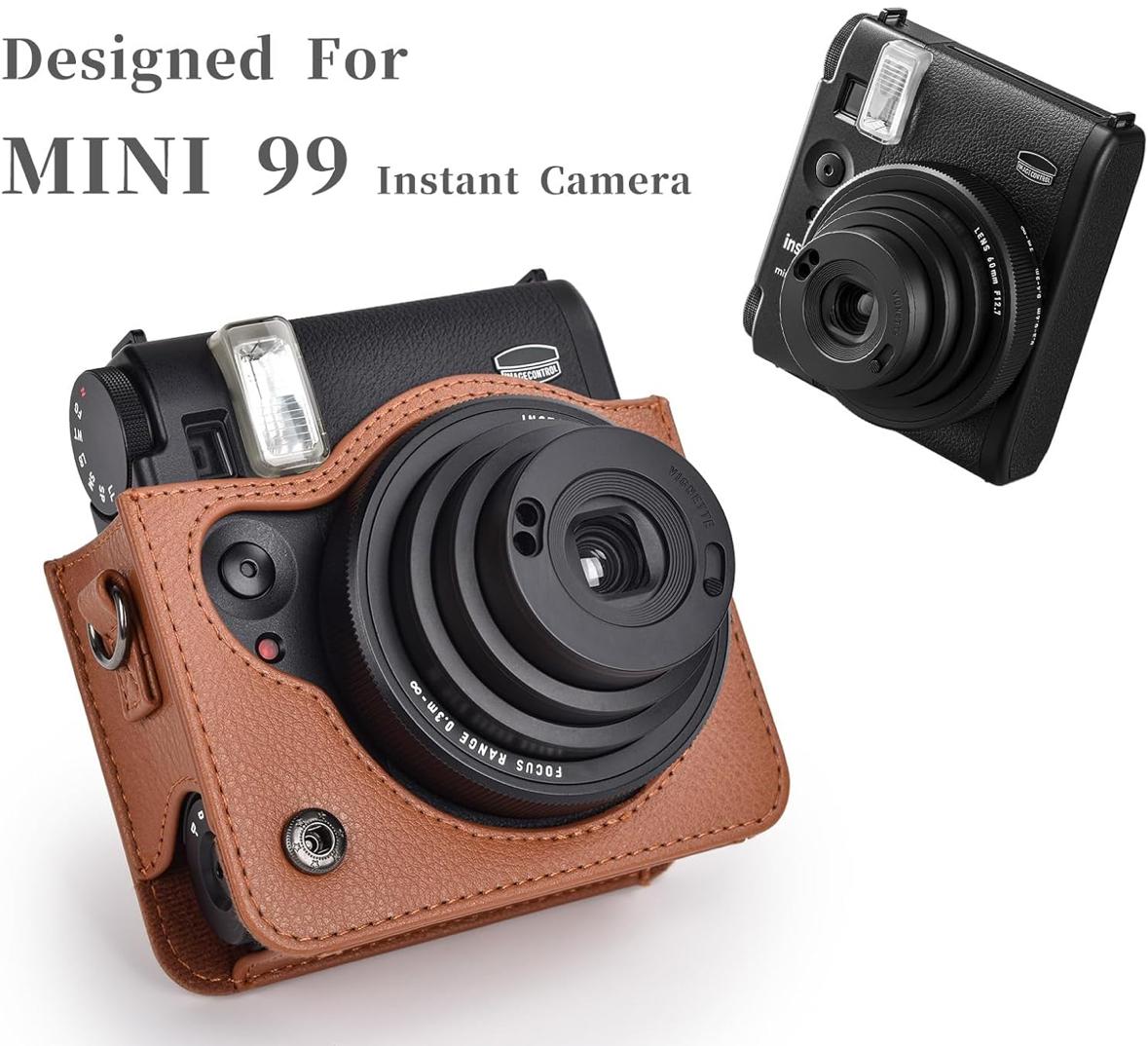 Чохол для фотокамери FujiFilm INSTAX Mini 99 Коричневий (Brown)